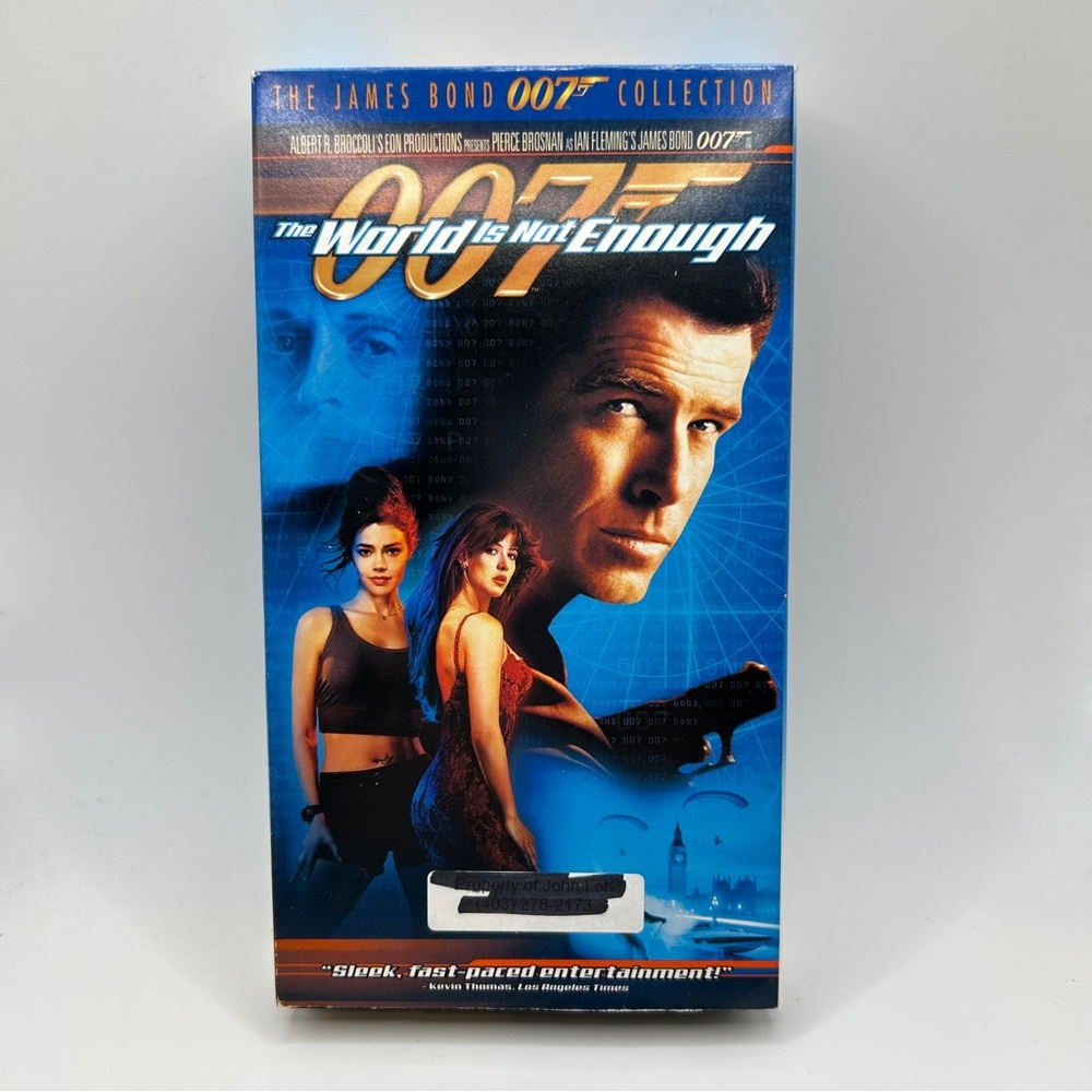 The World Is Not Enough VHS